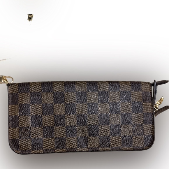 Louis Vuitton Damier Ebene Crossbody Wallet with Gold Chain unbranded 🔥LN - Picture 11 of 11